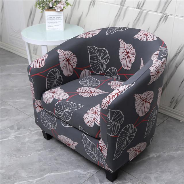 2 teile/satz Club Stuhl Schonbezug Stretch Sessel Abdeckungen Gedruckt Badewanne Stuhl Abdeckung Sofa Abdeckung Spandex Couch Abdeckungen Für Bar Zähler