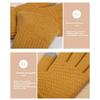 Gloves for Women In Winter, Thickened with Velvet, Korean Version, Cold Resistant, Cute, Cycling, Touch Screen, Warm, Knitted Yarn Gloves