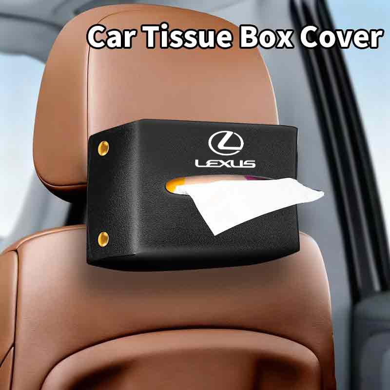 Car Tissue Box Armrest Storage Case Seatback Napkin Holder Accessories For Lexus CT200h ES250 ES300h IS250 IS200 GS300 GS460