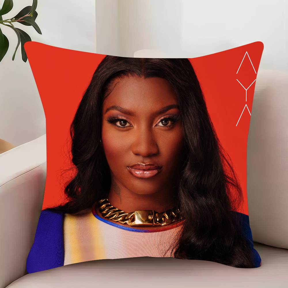 Aya N-Nakamura Destinee  Pillow Case Decor Protective Covers Comfortable Soft for Sofa Living Room Home Office