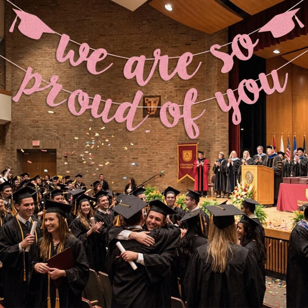 Gold Shining Graduation Party Banner Glitter Decor Party Scene Prop  Photo Background