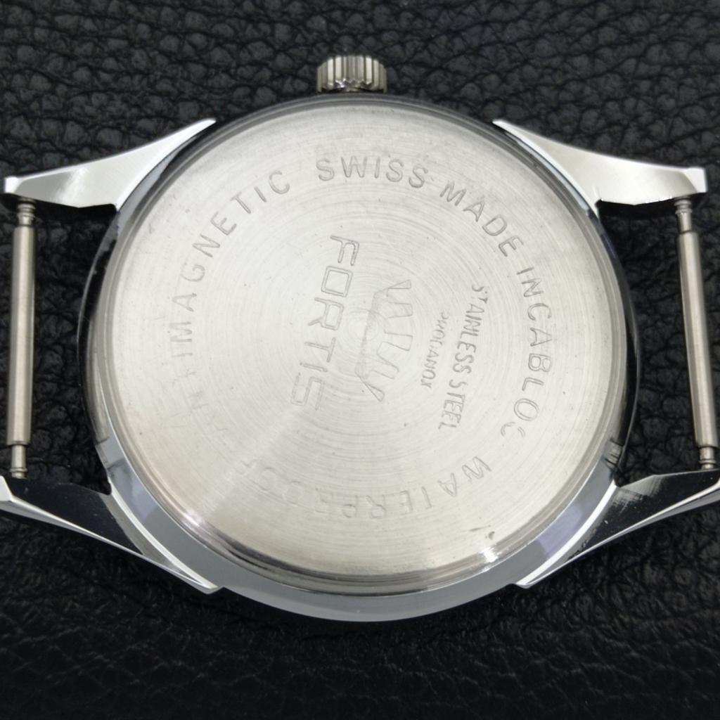 HAND-WINDING SWISS MENS VINTAGE REFURBISHED BLUE COLOR DIAL WATCH a700967-5 R205a-a700967