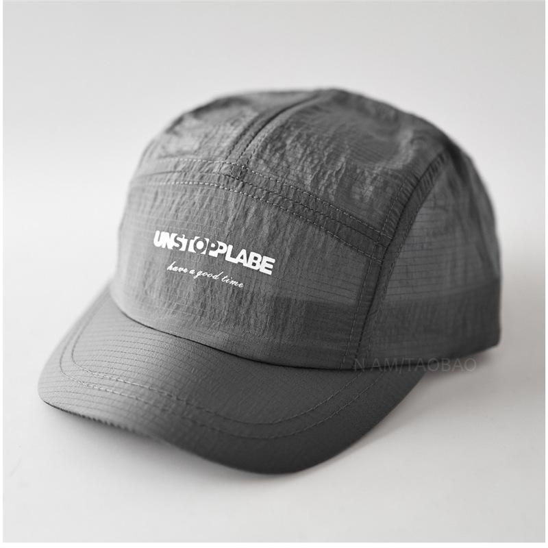 Fashion Hat summer new offset printing letters ultra-thin quick-drying short-brimmed baseball cap for men and women couples breathable sunshade sports