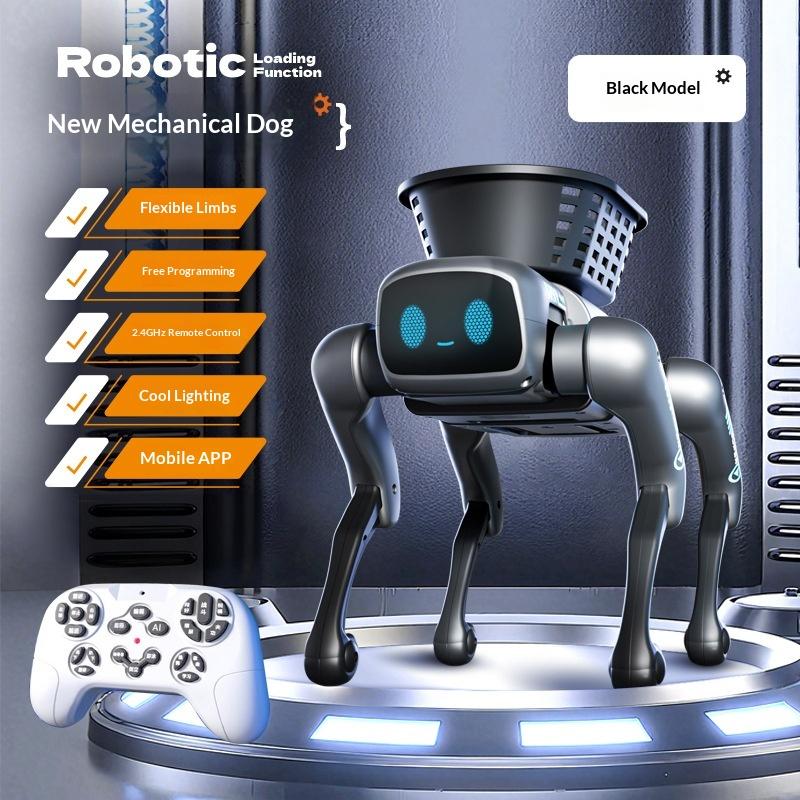 Smart Bionic Robot Dog Remote Control Electric Toy AI Programming Educational Toy For Kids Boys Birthday Gift New Arrival