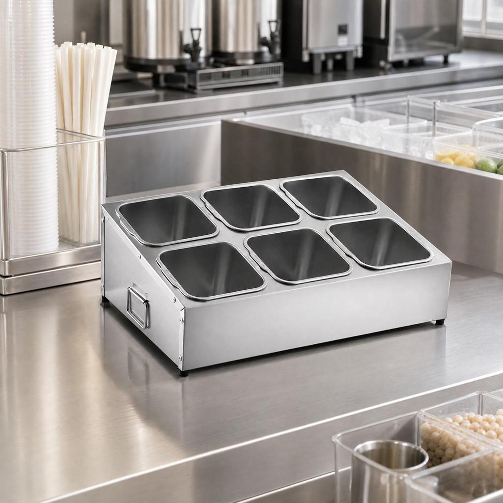 Stainless Steel Seasoning Rack RustResistant with Side Handles Countertop Ingredient