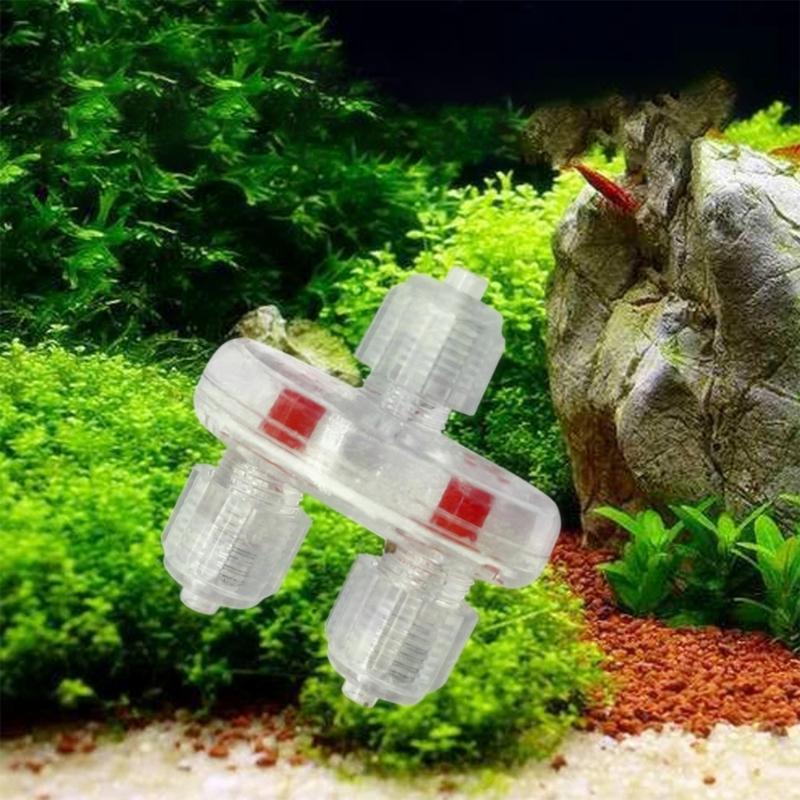 10PCS NonReturn Check Valves For Fish Tanks Air Pumps 3/16Inch Airline Tubing Unidirectional Valves Aquarium Accessories