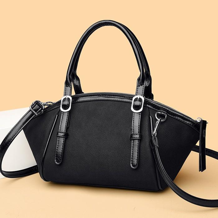 Große Tasche - Modische Handtasche für Damen, Schlichte Crossbody-Tasche mit Schultergurt und Unterarmgurt