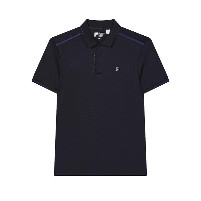 FILA Polo Shirts Men s Legend Blue Polo Collar Moderate Straight Fit F51M427101FNV 175/96A/L
