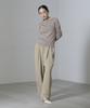 Nano Universe Drawstring Gathered Pants (Can be paired with other items) Size S, Beige
