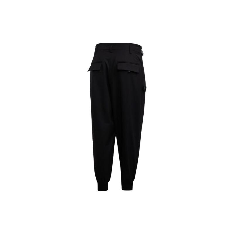 Y-3 Refined Wool Cuff Pant Black Men Bottoms GK4567