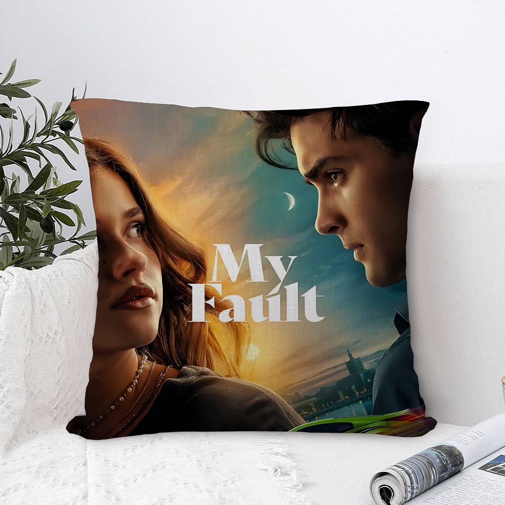 My Fault Culpa Mia Movie Pillow Cushion Cover Pillowcase Living Room Sofa Home Decor Customized