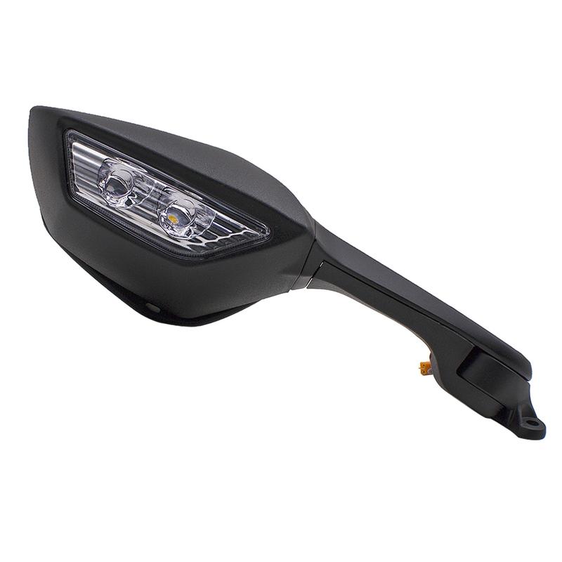 Motorcycle Rear View Side Mirrors with LED Turn Signal Light For Kawasaki Ninja ZX-10R ZX10R ZX 10R 2011 2012 2013 2014 2015