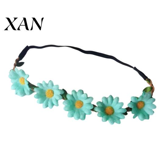 Adjustable Daisy Crown for Girls Sunflower/Daisy Wreath Headband Women Girls, Flower Headpiece, Daily Wear Silk Beach Photography Summer Dress