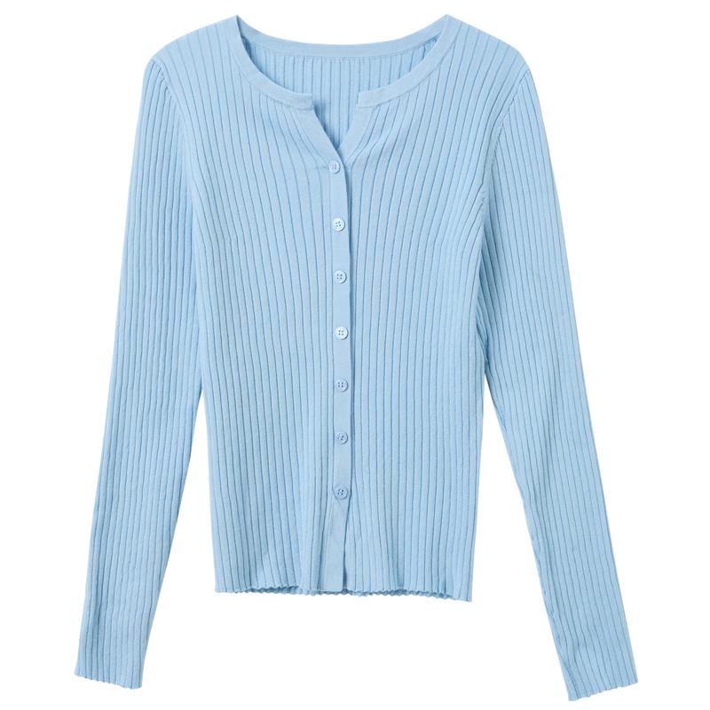 Sancai Women s Plus Size Round Neck Knit Top L