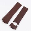High Quality Diving Silicone Rubber WatchBand Belt For Ulysse Nardin Men's Strap Stainless Steel Folding Clasp 25*12mm