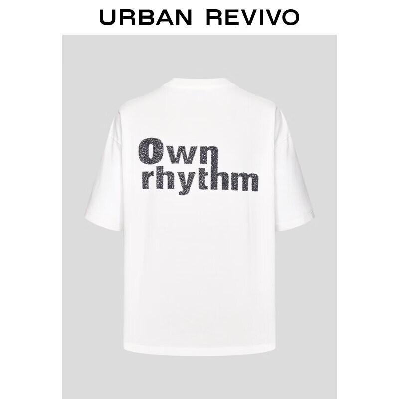 UR2026 Men s Embroidered Cotton Round Neck T-Shirt S