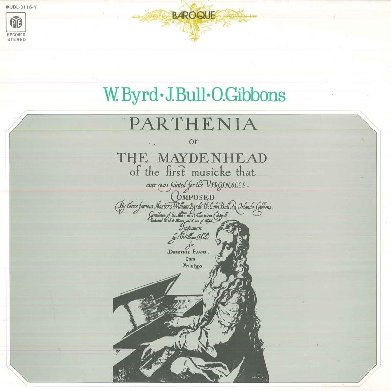 

LP Record COLIN TILNEY - Parthenia UDL3116Y PYE 1968 Japan Classical Used