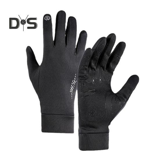 

1 пара зимних перчаток для велоспорта, ветрозащитные, водонепроницаемые, с сенсорным экраном, противоскользящие, теплые, для холодной погоды, для мужчин и женщин, перчатки для езды на мотоцикле с закрытыми пальцами XL чёрный