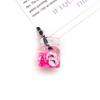 DIY Resin Pendant: Rose Red Lipstick Candy Butterfly Teddy Bear Ice Cream Milk Bottle Charm
