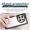 For OnePlus 12 5G Phone Case WANLONFENG XC Series TPU Acrylic Cover with Tempered Glass (Big Lens Hole)