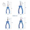 SPEEDWOX Accessory Tools Set of 4 Lead Pliers Mini Nippers Mini Pliers Mini Radio Pliers Small Lightweight Tapered Pliers Pliers Nippers with Finger