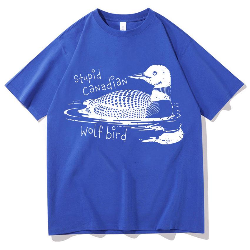 Heated Rivalry Funny Meme Graphic Oversized T Shirts Men Women Stupid Canadian Bird T Shirts Pop Casual Humor Tshirt Streetwear