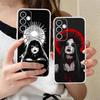Terror Gothic Art Mobile Phone Case for Samsung Galaxy S25 S24 S23 S22 S21Plus FE Ultra Clear Colorful Cover Cover Luxury