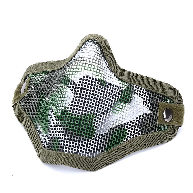 Tactical Mesh Half Face Shooting Mask - Breathable Military Protective Gear