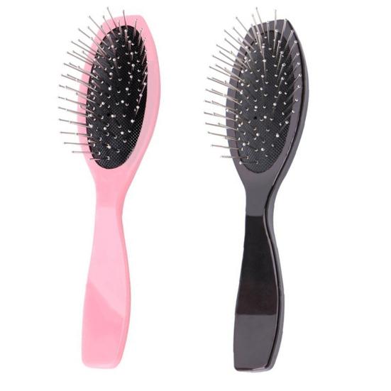 Professional Anti Static Steel Comb Brush Hair Extensions for Wig Training Head