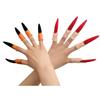 Witch Fingers Nails Halloween Costume Props Fake Witch Nose for Party Club