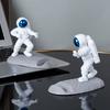 Light Luxury Minimalist Kung Fu Astronaut Ornament Astronaut Mobile Phone Holder Chasing Drama
