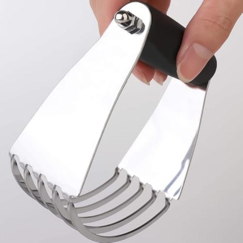 ANCLLO Stainless Steel Stand Mixer, Commercial-Grade Dough Mixer for Bread, Pizza, Pasta, Cake Baking