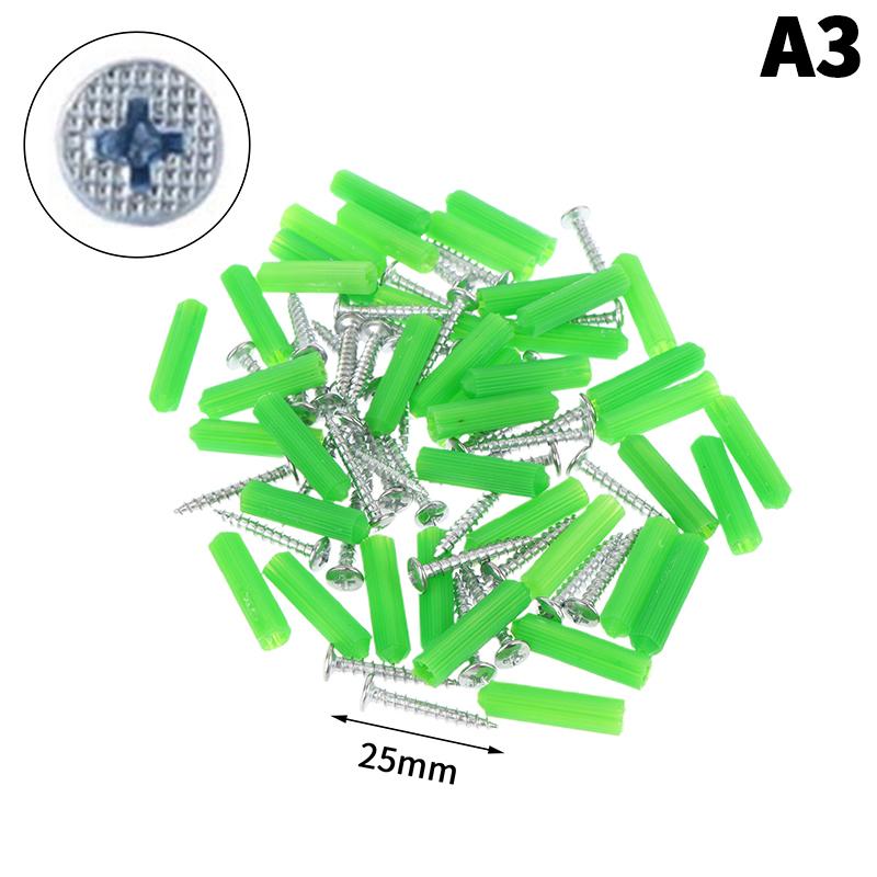 10 Bags Self-Tapping Screws Kit Stainless Steel Expansion Screws Cross Tips Wall Anchors And Screws For Drywall