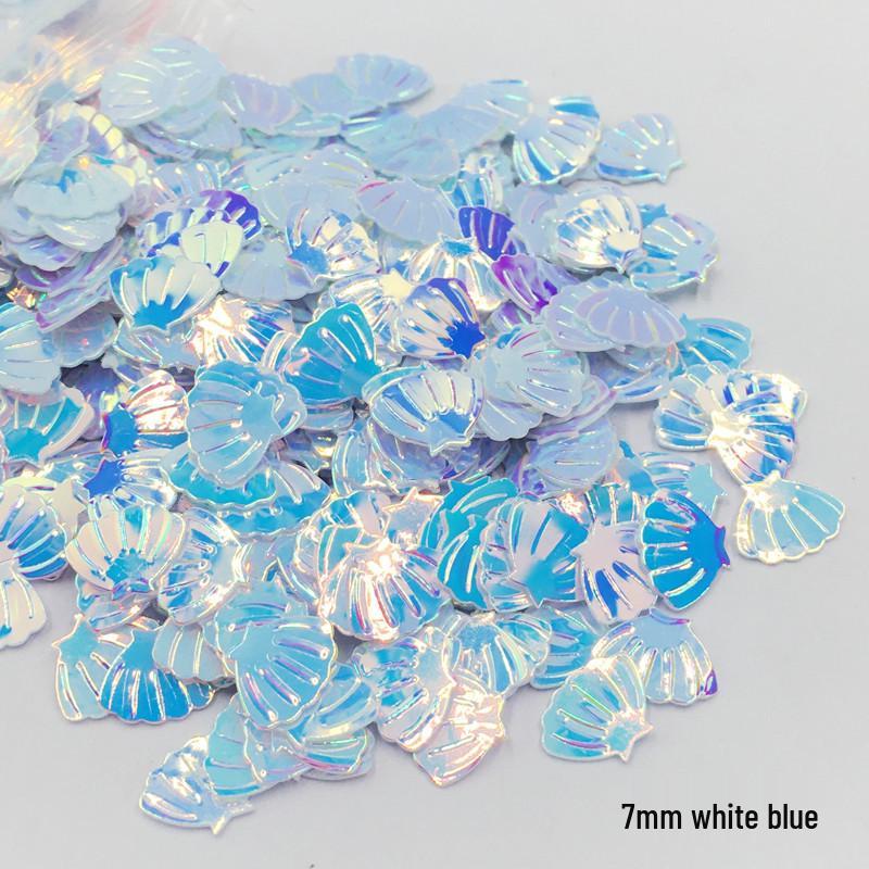 10g Gold Star & Flower Sequin Glitter Beads for DIY Crystal Mud & Nail Art