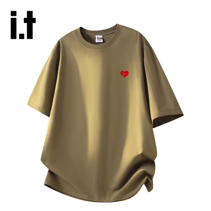 Izzue Hong Kong i.t Unisex Heart Print Cotton T-Shirt 2XL