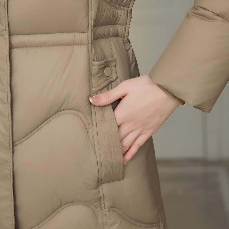 Winter Women's Jackets Hooded Loose Thick Warm Long Parkas Middle Age Female Coat