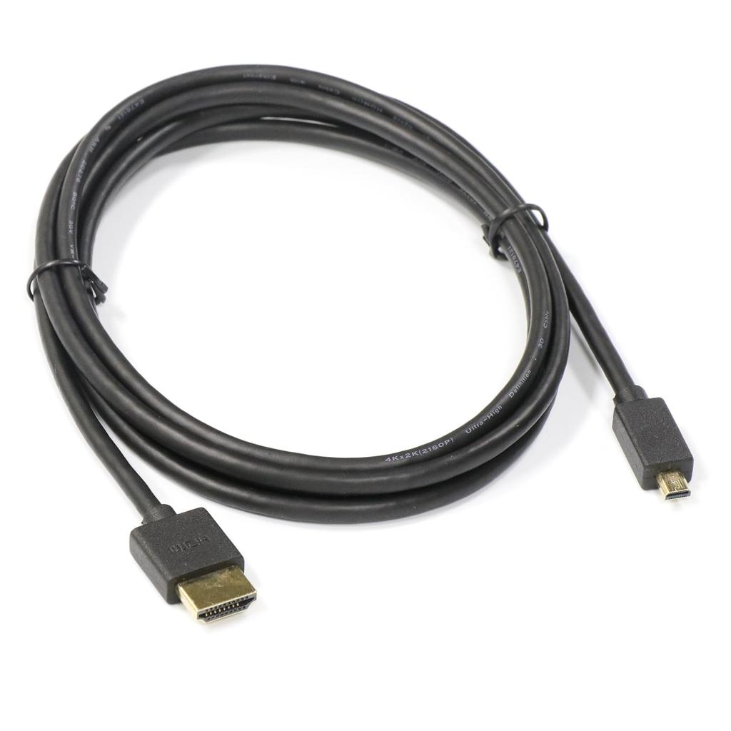 Timloon HDMI Cable, Compatible with CD-HM221, 6.6 Ft (2 M) (Type-A Male To Type-D