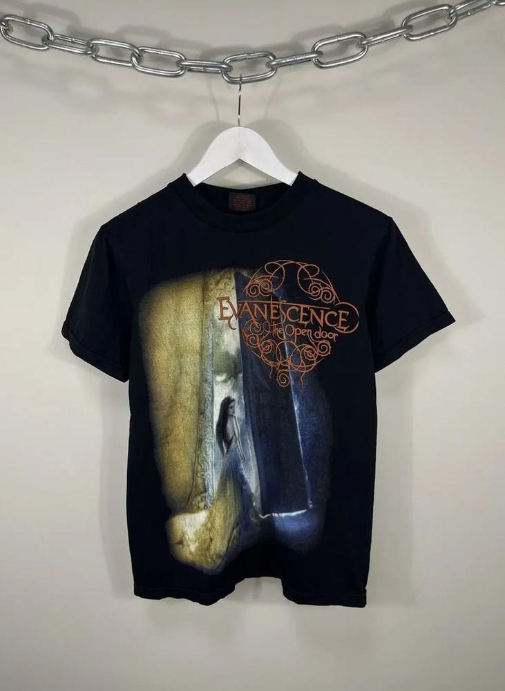 90 s Evanescence The Open Door Album Black Band Unisex Tshirt S-5XL KH5737 Unisex T-Shirt S