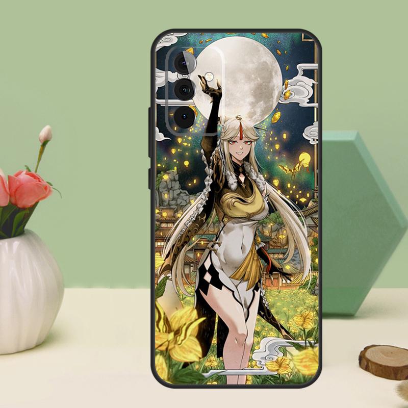 Genshin Impact NingGuang For Samsung Galaxy A26 A54 A34 A14 A52 A32 A12 A13 A33 A53 A15 A16 A36 A56 A06 A35 A55 Case