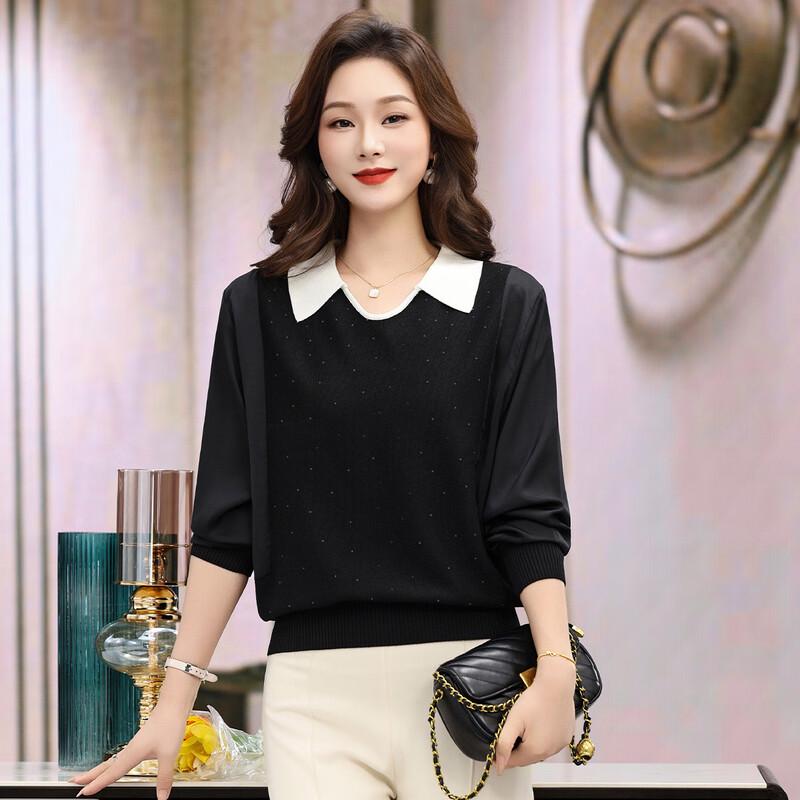 

Jianhu Women s Stylish Long Sleeve Knit Top 2XL