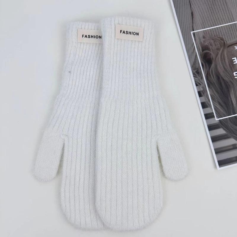 Women's Winter Warm Gloves Outdoor Antifreeze Protective Gloves for Young Girls