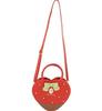 My Melody 50th Anniversary Heart Strawberry Bag, Red