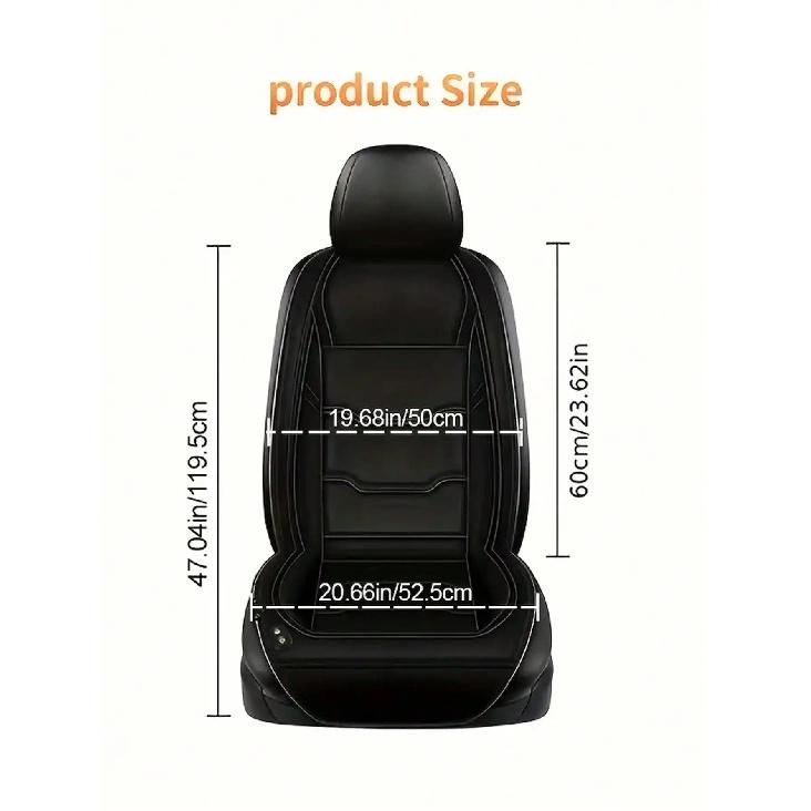 Universal Car Heated Seat Cushion 12V 24V Winter Warm Carriage Heating Blanket - Vehicle Seat Warmer Pad for All Seasons