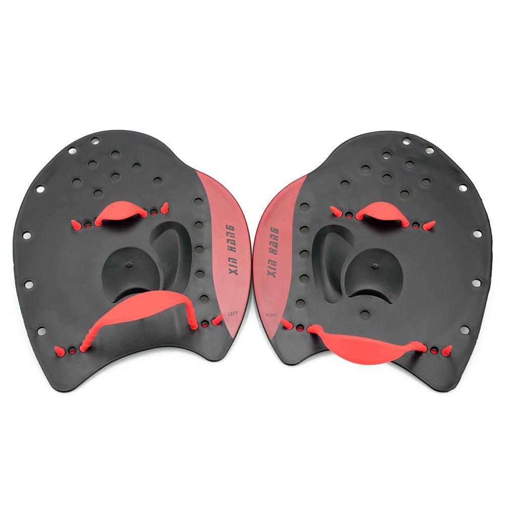 

Swimming Hand Paddles Adjustable Swim Training Gloves for Enhanced Stroke Technique and Strength Building with Comfortable Fit and Durable Material S красный