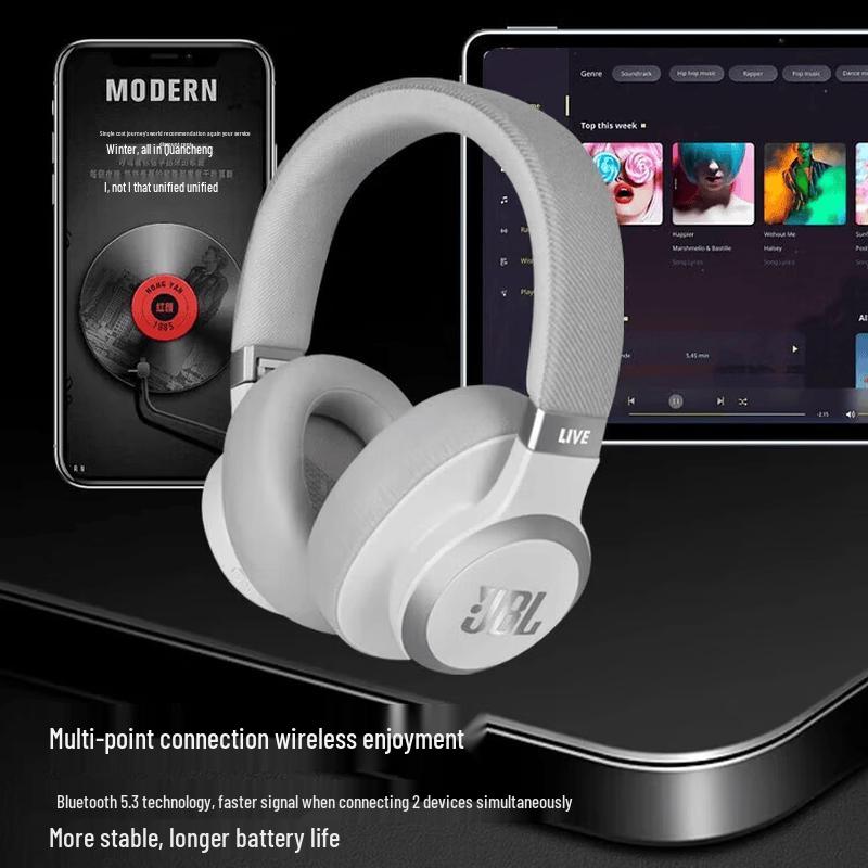 JBL LIVE 770NC Adaptive Noise Cancelling Bluetooth Headphones