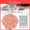 Educational Bingo Card Set For Kids Includes 40 Cards And 75 Checkers Enhances Cognitive Abilities And Promotes Hands-on Learning