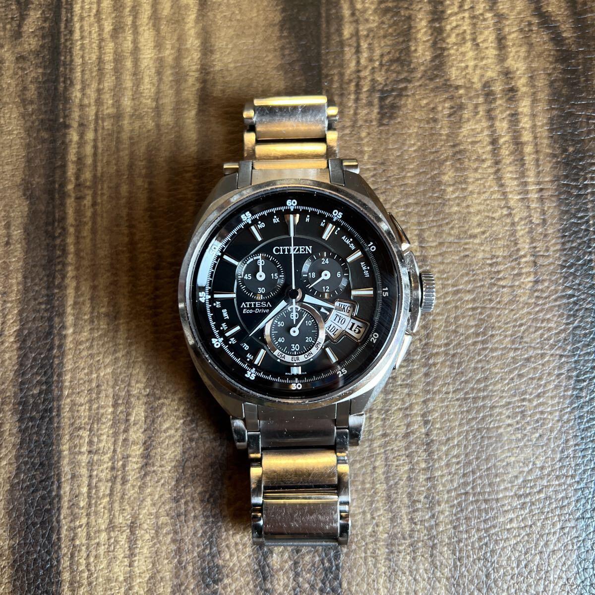CITIZEN Citizen ATESSA Eco Drive Радио-солнечные Часы для Мужчин ATD53-3011.