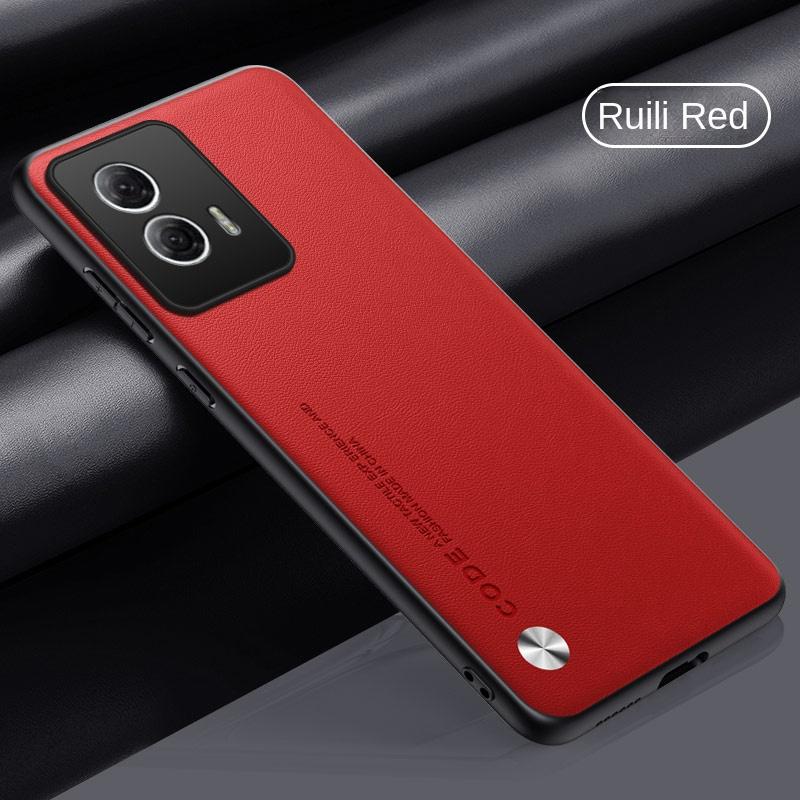 For Motorola Edge 50 Fusion Case Soft Vegan Leather Grain Slim Protective Back Cover Case For Motorola Edge 50fusion Phone Shell