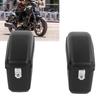 Motorcycle Hard Saddle Bag 45L Capacity Matte Black Finish   Saddlebags Luggage   Replacement for  