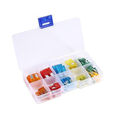 50pcs Assortment 5A 10A 15A 20A 30A Car Blade Fuse With Clip Auto Standard Mini Fuse